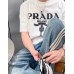 Prada Milano White Emblem T-Shirt
