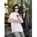 Prada Triangle Spray Paint Logo T-Shirt (White)
