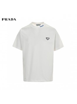 Prada Milano Logo T-Shirt (White)