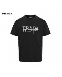 Prada Graphic Logo T-Shirt (Black)