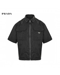 Prada Black Short-Sleeve Jacket