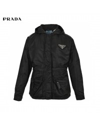 Prada Nylon Hooded Jacket
