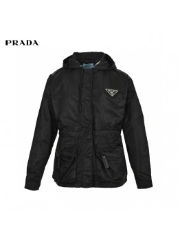 Prada Nylon Hooded Jacket