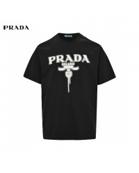 Prada Milano Black Emblem T-Shirt