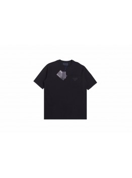 Prada Logo Pocket T-Shirt (Black)