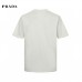 Prada White T-Shirt with Logo Design