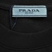 Prada Black T-Shirt with Geometric Pocket Design