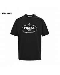 Prada Milano Black Logo T-Shirt