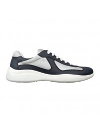 PRADA AMERICA'S CUP LEATHER NAVY SILVER