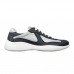 PRADA AMERICA'S CUP LEATHER NAVY SILVER