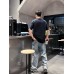 Prada T-Shirt - Black with Bold Branding