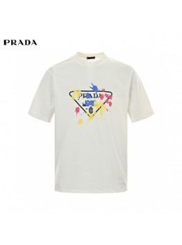 Prada T-Shirt - Paint Splatter Logo