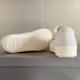 Rick Owens White Suede Low-Top Sneakers