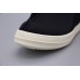 Rick Owens Black Wrap-Around High-Top Sneakers