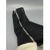 Rick Owens Black High-Top Canvas Boots