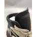 Rick Owens Black High-Top Sneakers with Beige Straps