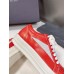 Rick Owens Low-Top Sneakers - Red Leather