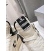 Rick Owens Cream and Black High-Top Sneakers