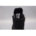 Rick Owens Black Wrap-Around High-Top Sneakers