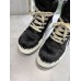 Rick Owens Geobasket Sneakers - Black Pony Hair