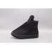 Rick Owens Black High-Top Wrap Sneakers