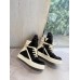 Rick Owens Geobasket Sneakers - Black Pony Hair