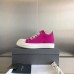 Rick Owens Pink Suede Low-Top Sneakers