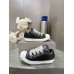 Rick Owens Black Low-Top Sneakers
