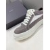 Rick Owens Low-Top Sneakers - Grey Suede