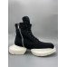 Rick Owens Black High-Top Platform Sneakers