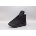 Rick Owens Black High-Top Wrap Sneakers