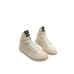 Rick Owens Cream High-Top Sneakers