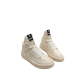 Rick Owens Cream High-Top Sneakers