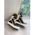 Rick Owens Geobasket Sneakers - Black and Cream