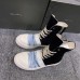 Rick Owens Black Canvas Boots with Ruched Fabric