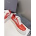 Rick Owens Low-Top Sneakers - Red Leather