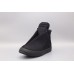 Rick Owens Black High-Top Wrap Sneakers