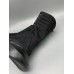 Rick Owens Black High-Top Canvas Boots