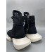 Rick Owens Black High-Top Platform Sneakers