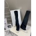 Rick Owens Black Over-the-Knee Boots