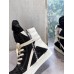 Rick Owens Geobasket Sneakers - Black Pony Hair