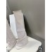 Rick Owens White Over-the-Knee Boots