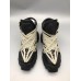 Rick Owens Black High-Top Sneakers with Beige Straps