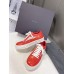 Rick Owens Low-Top Sneakers - Red Leather