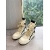 Rick Owens Geobasket Sneakers - Cream and Black