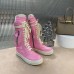 Rick Owens High-Top Sneakers - Pink and Cream