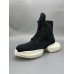 Rick Owens Black High-Top Platform Sneakers
