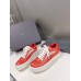 Rick Owens Low-Top Sneakers - Red Leather