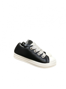 Rick Owens Black Low-Top Sneakers