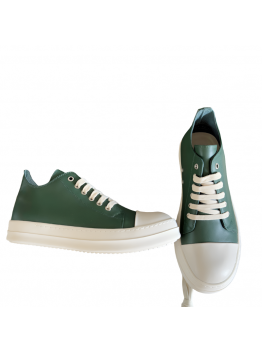 Rick Owens dark green Low-Top Sneakers